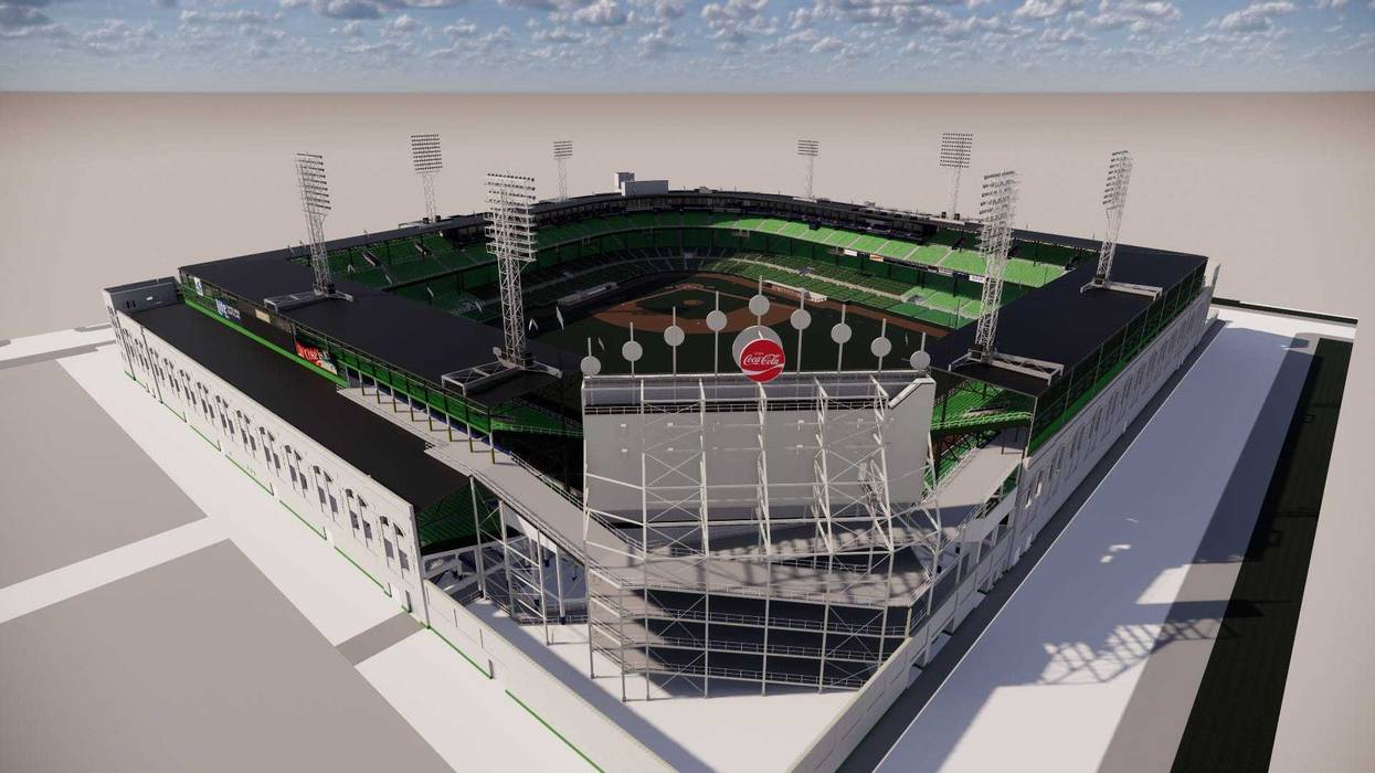 3 D Comiskey Park Rendering