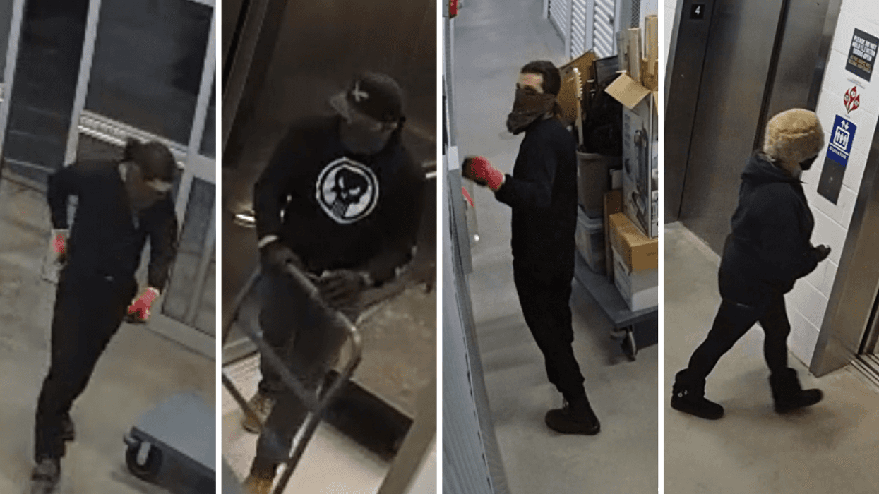 3 people wanted for burglaries at storage unit facility