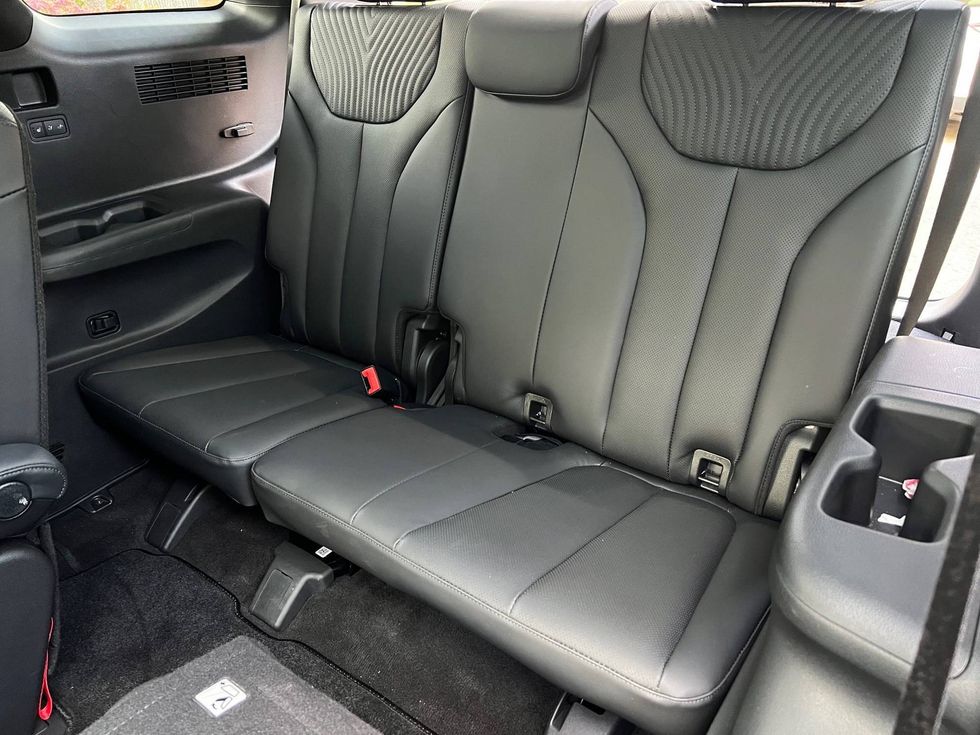 3-row seats of the Hyundai Palisade Calligraphy