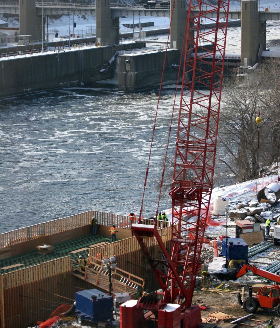 35W Bridge, Collapse, Minneapolis, Minnesota