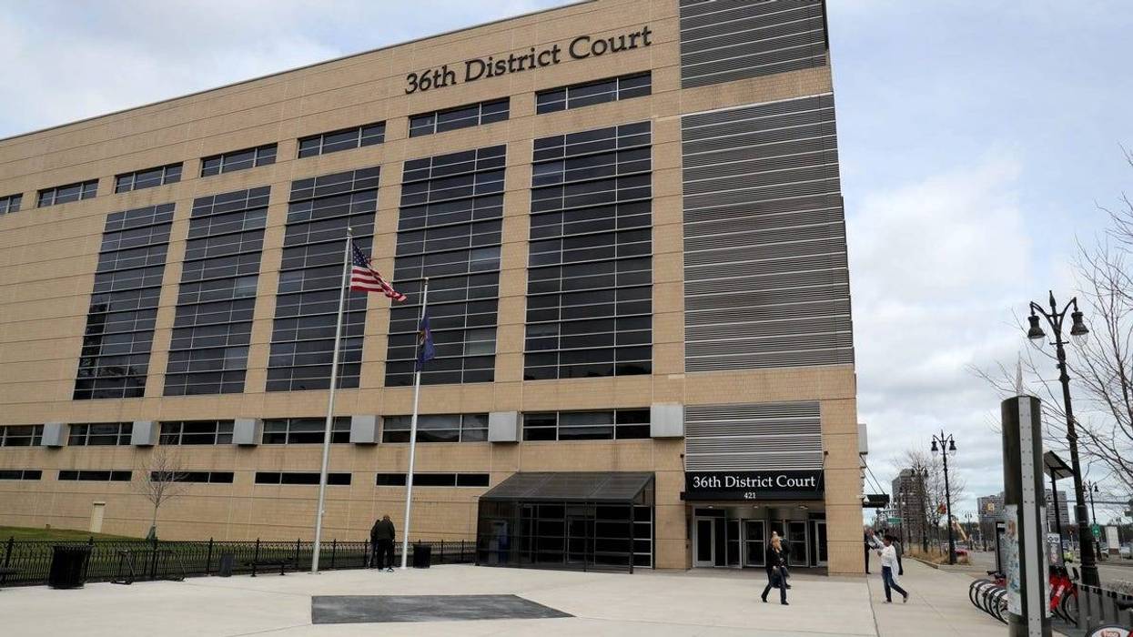36th District Court building in downtown Detroit