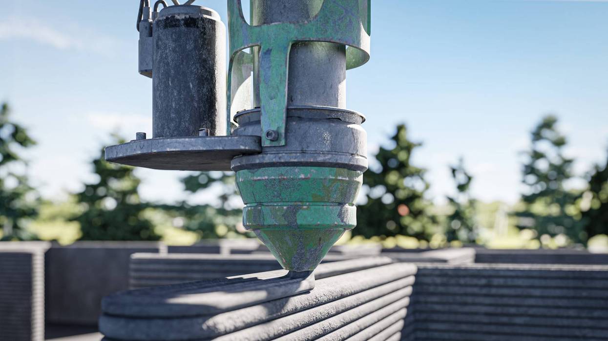 3d printer printing home