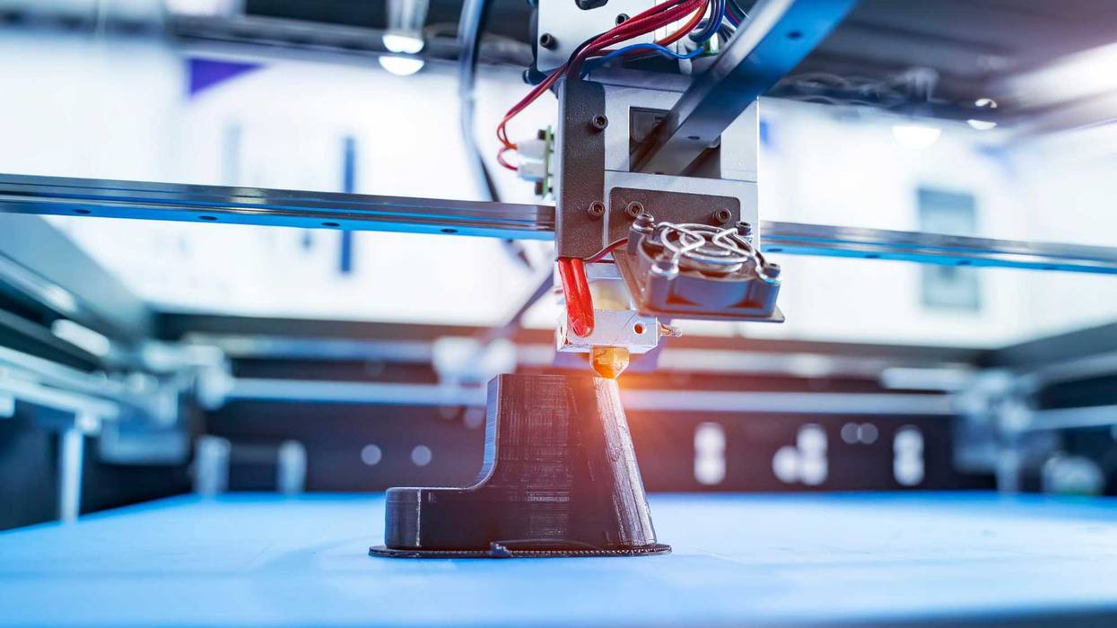 3D Printer Printing Prototypes