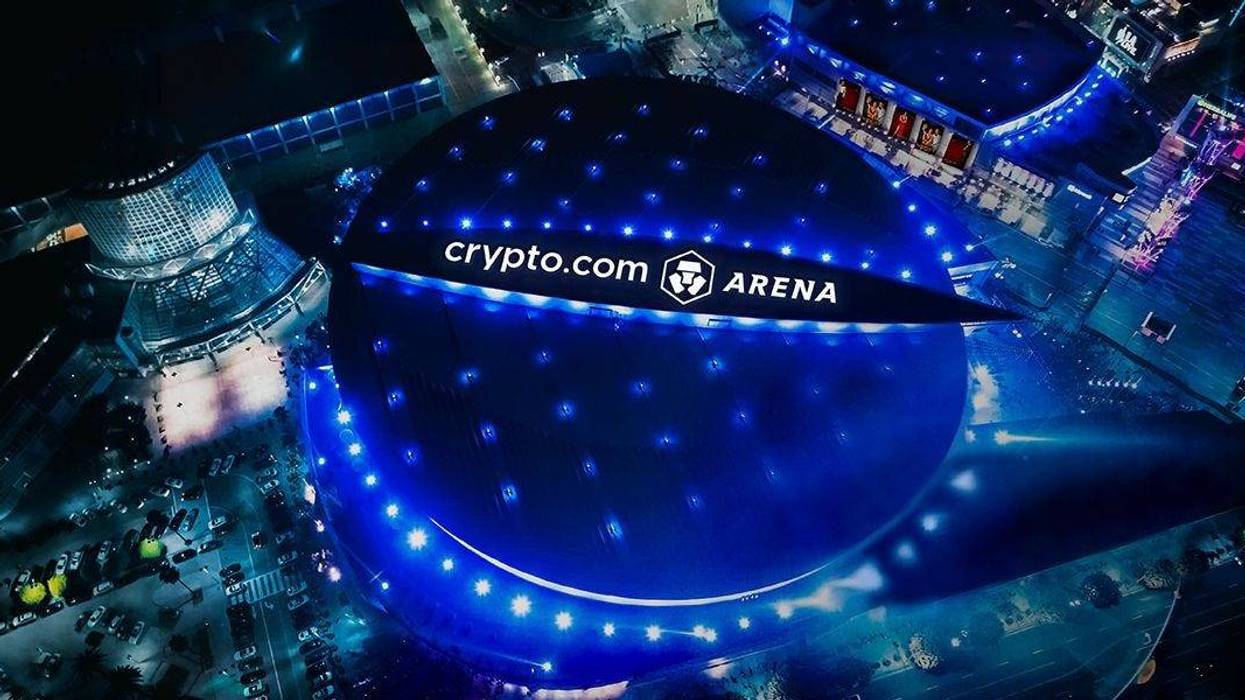 3D rendering of the new Crypto.com Arena in downtown Los Angeles.