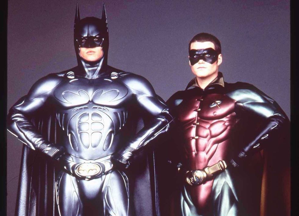 4/26/95 LOS ANGELS, CA BATMAN(VAL KILMER) AND ROBIN(CHRIS O