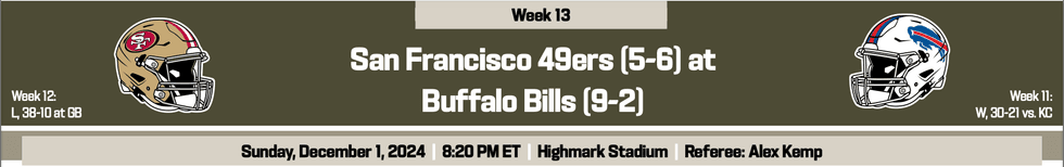 49ers at Bills