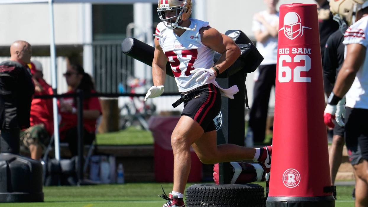49ers Bosa Football