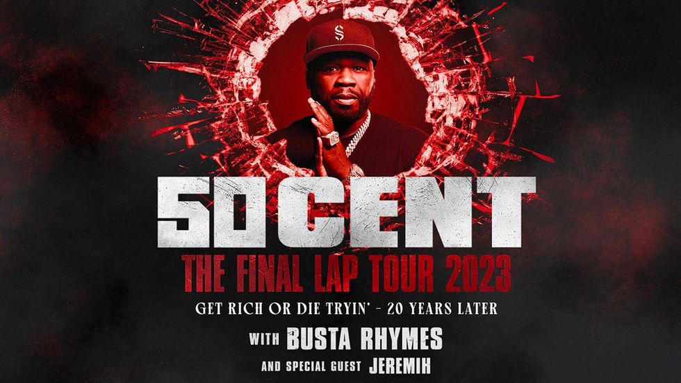 50 Cent celebrating 20th anniversary 'Get Rich or Die Tryin’ with 'The Final Lap Tour