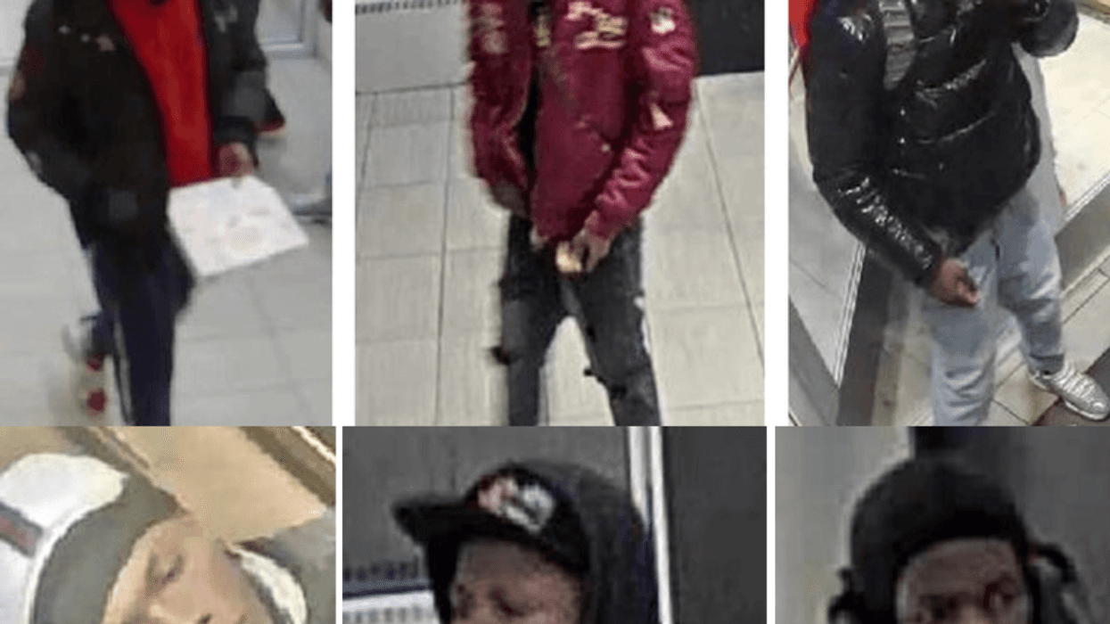 6 suspects sought in robbery