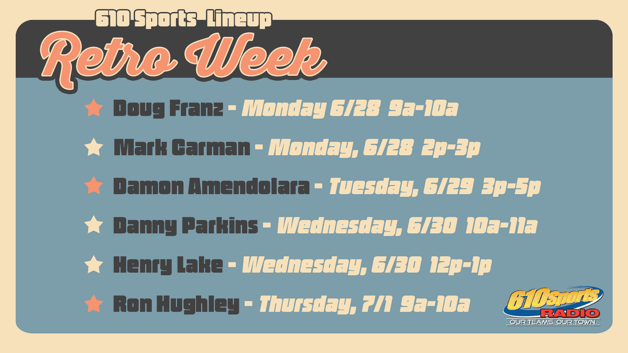 610 Sports 'Retro Week' lineup