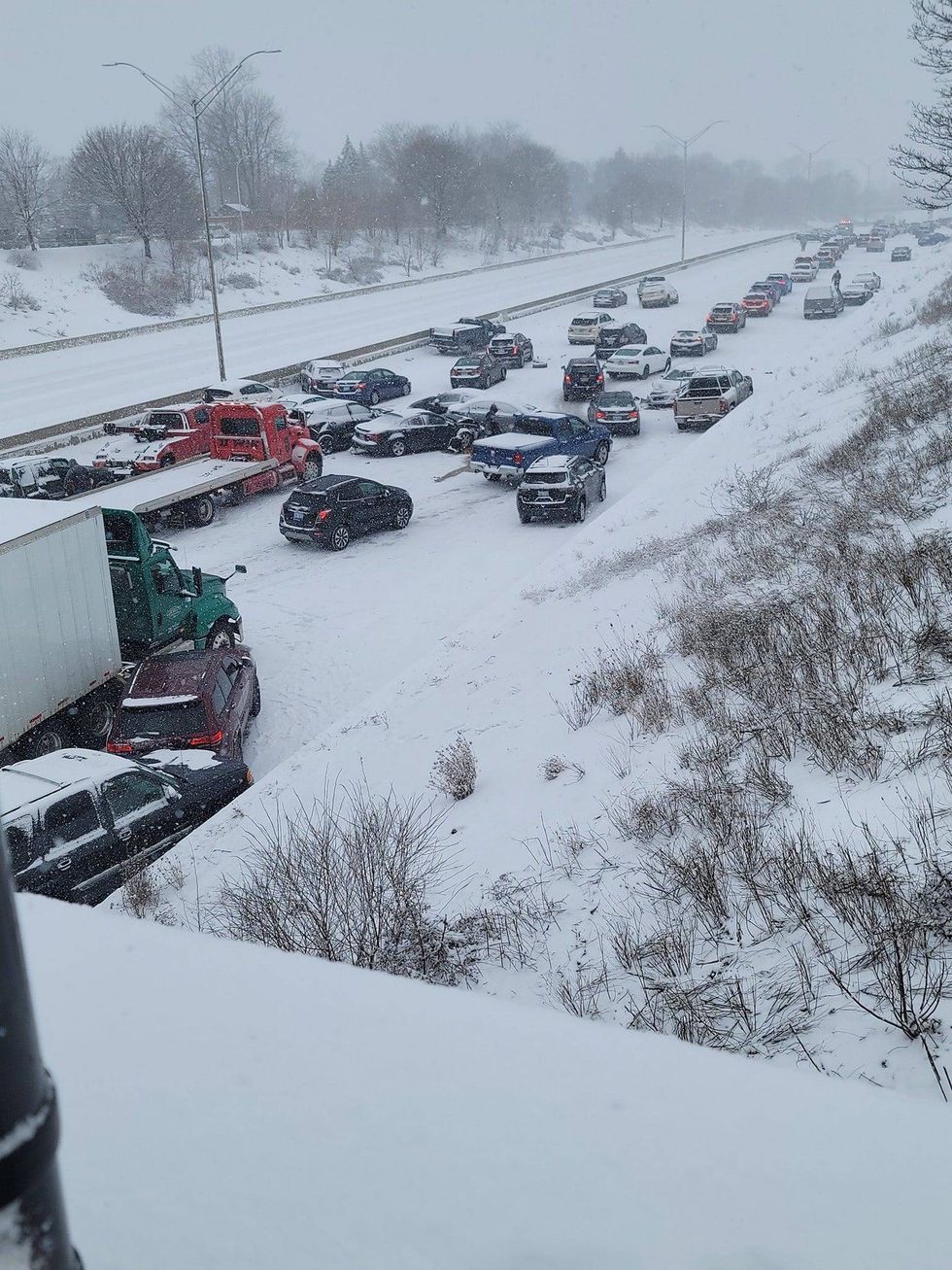 696 pileup