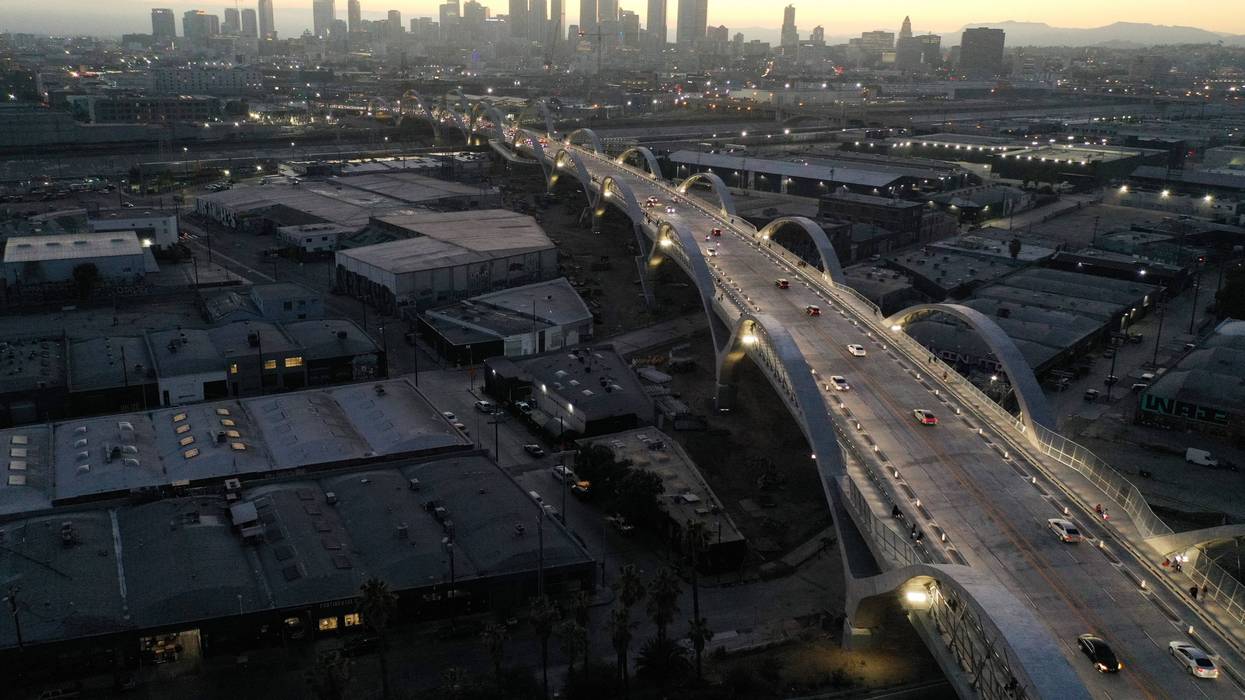 6th street viaduct bridge in boyle heights