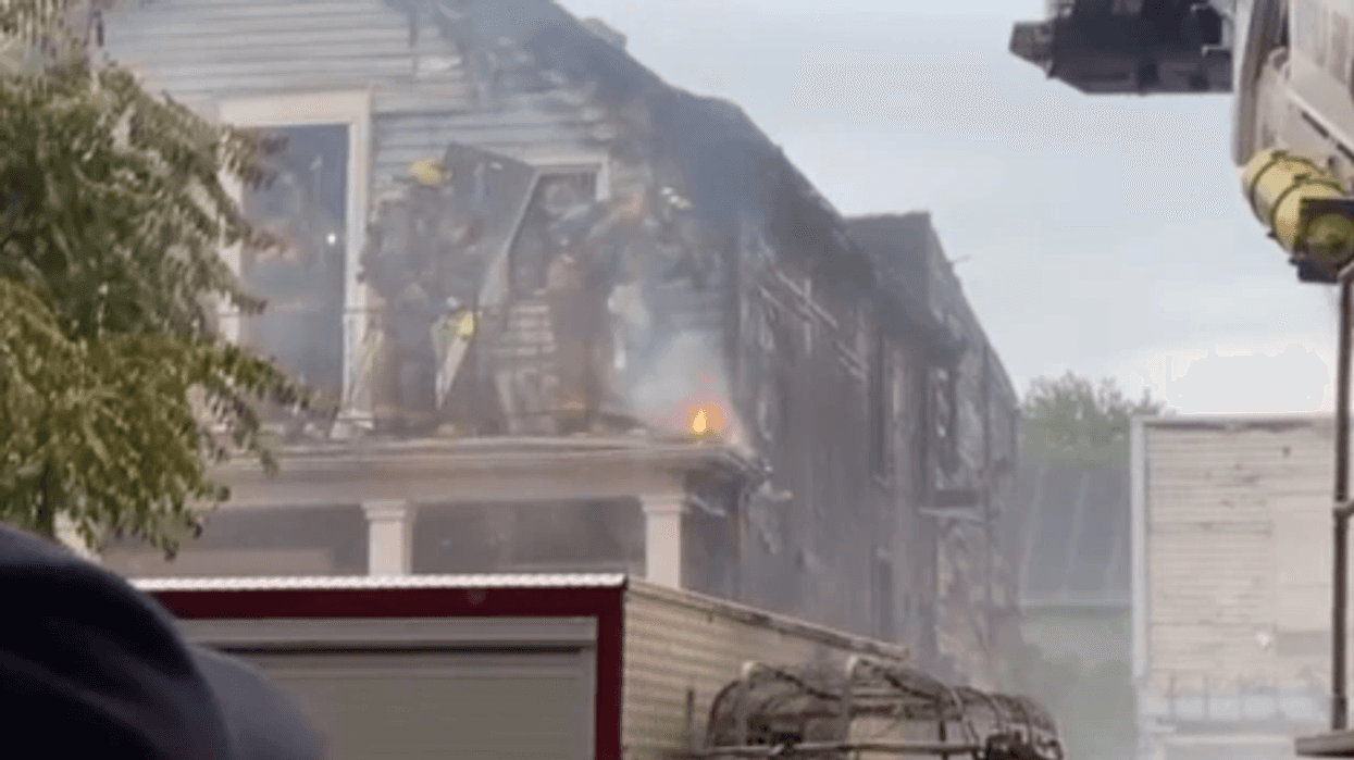 70 firefighters helped battle the blaze