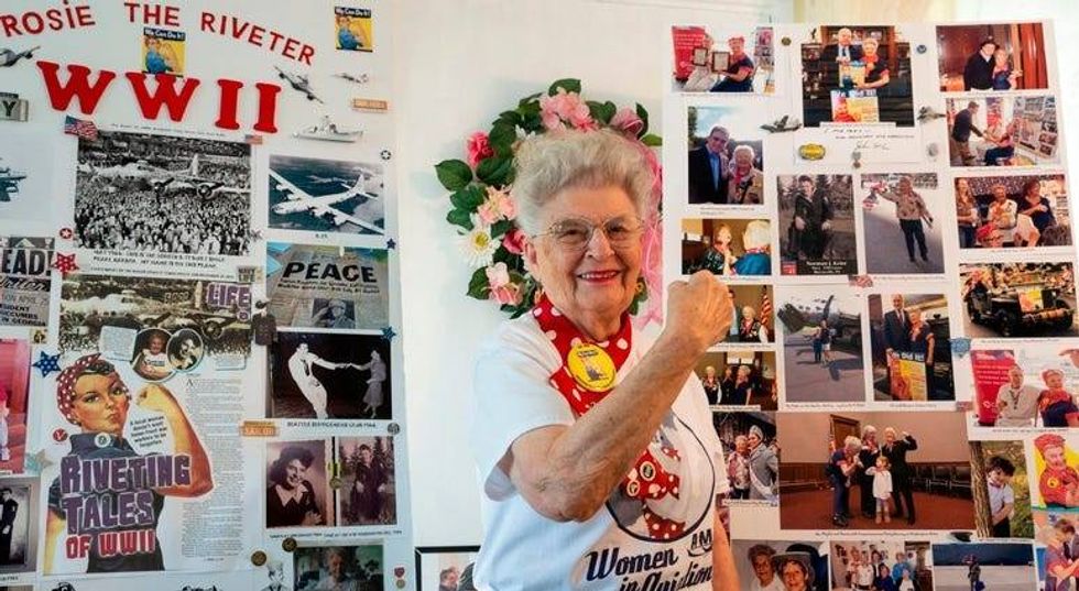 76 years ago, this Bucks County 'Rosie' says, 'We showed Hitler what American women were made of' 1