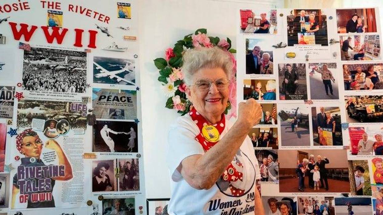 76 years ago, this Bucks County 'Rosie' says, 'We showed Hitler what American women were made of'