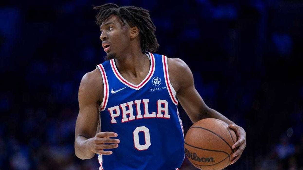 76ers guard Tyrese Maxey