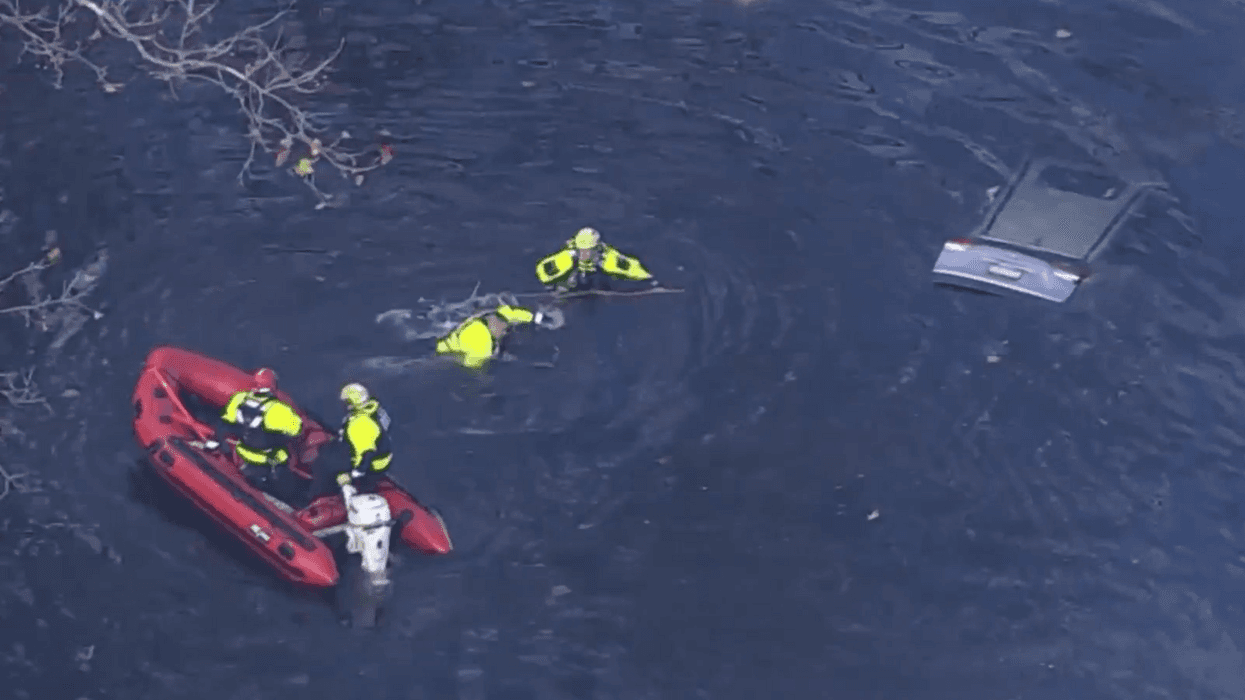 77-year-old woman in critical condition after car plunges into Schuylkill River