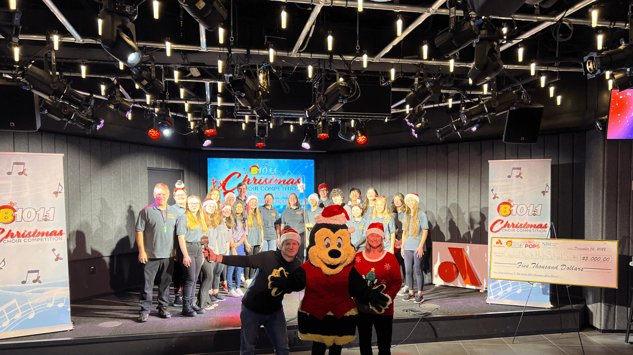9-12 Christmas Choir Champions Council Rock High School South Perform at B101.1