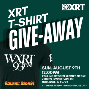 93XRT T-Shirt Drop at Rolling Stones