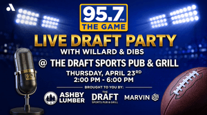 Join us at our Draft Party and Special LIVE Broadcast