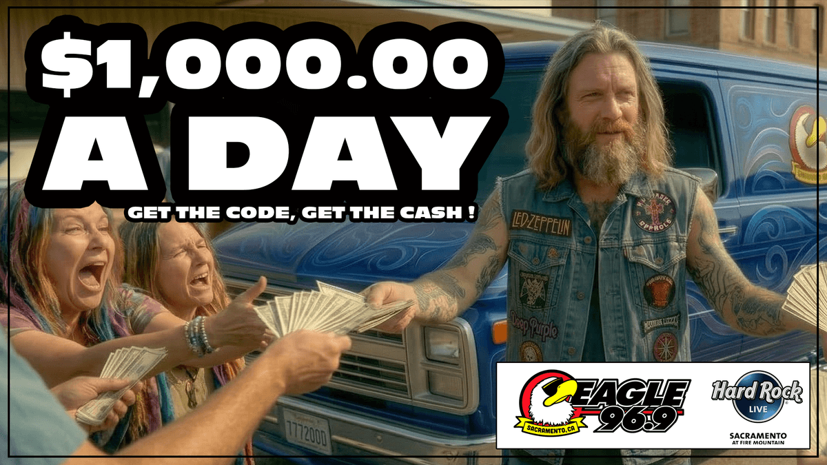 96.9 The Eagle's Classic Rock Cash Code