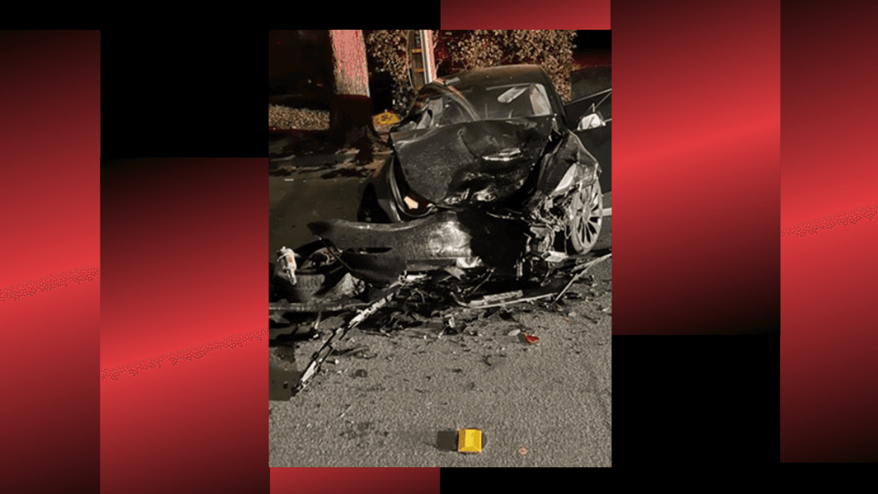 A 13-year-old girl crashed her parent’s Tesla into multiple parked cars, a utility pole, and a street sign Tuesday morning, the Santa Rosa Police Department said.