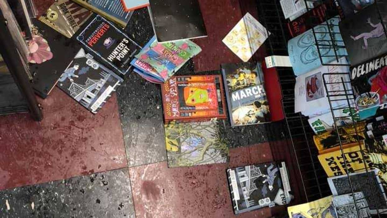 A 16-year-old girl was maced in the face by a another teen Sunday in Lake View after the Chicago Pride Parade was cancelled due to heavy thunderstorms.