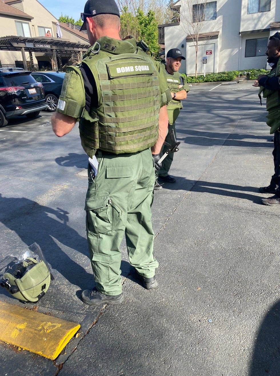 A 27-year-old East Bay man has been arrested after an explosive device and bomb-making materials were found in his apartment, the Pleasant Hill Police Department reported.