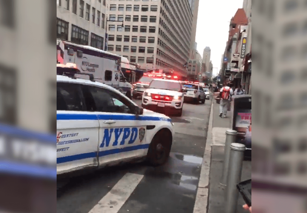A 55-year-old subway rider was repeatedly stabbed at the Jay Street–MetroTech station after bumping into a man