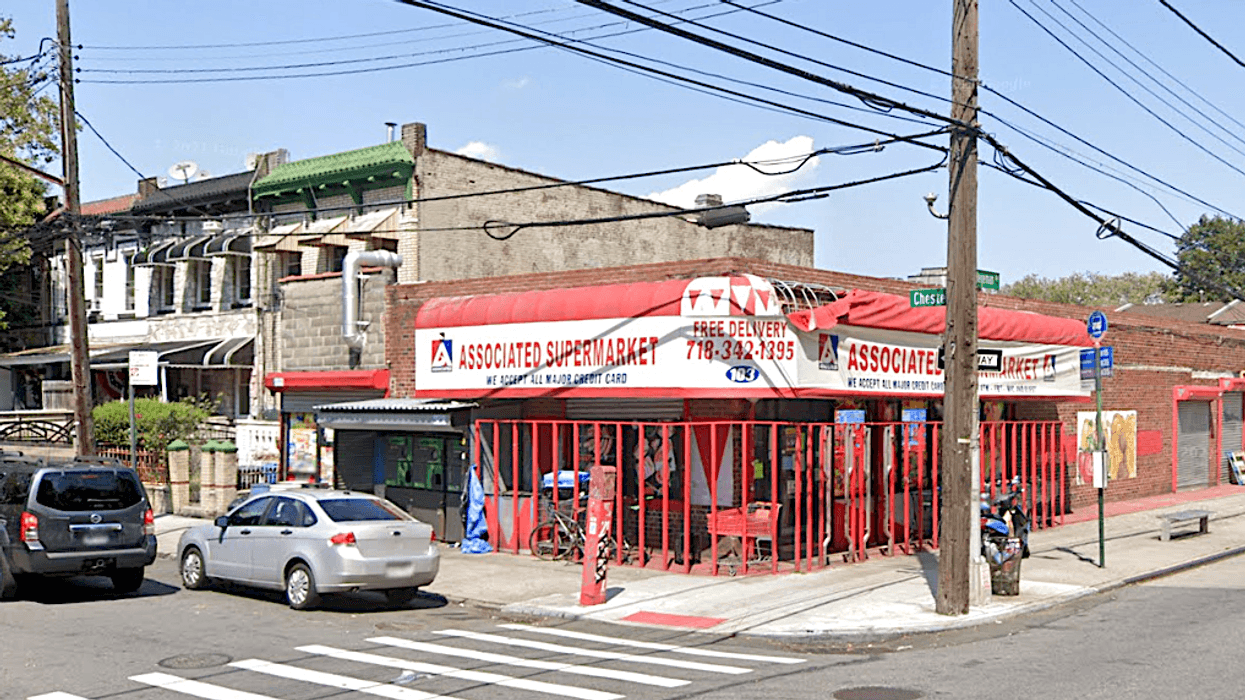 A 60-year-old man was mortally wounded in a beating outside a Brownsville supermarket, police said