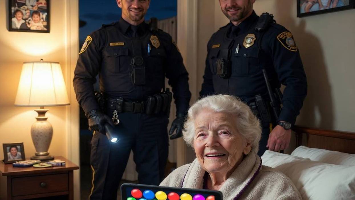 A 91-year-old woman in Westlake, Ohio, is safe after a police welfare check Thursday night revealed she had simply been too absorbed in trying to beat her high score on a bubble pop video game to answer her phone.