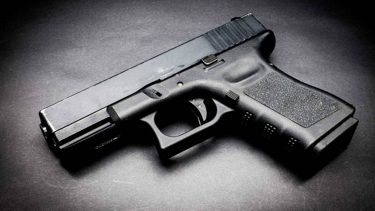 A 9mm handgun