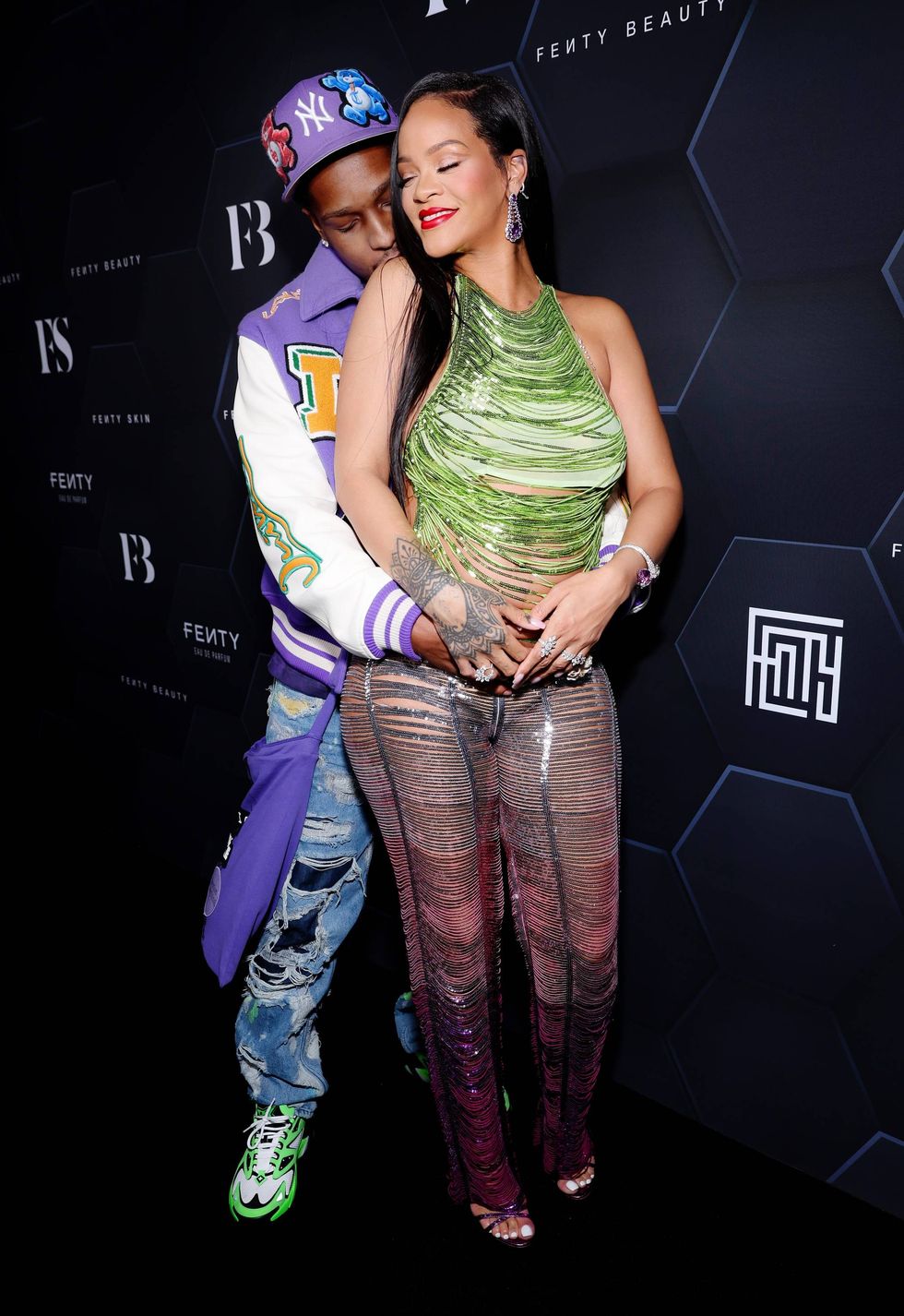 A$AP Rocky and Rihanna celebrate Fenty Beauty & Fenty Skin