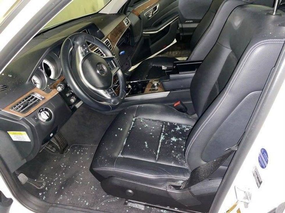 A Bay Area woman was terrorized last weekend when a burglar found her house after breaking into her car.