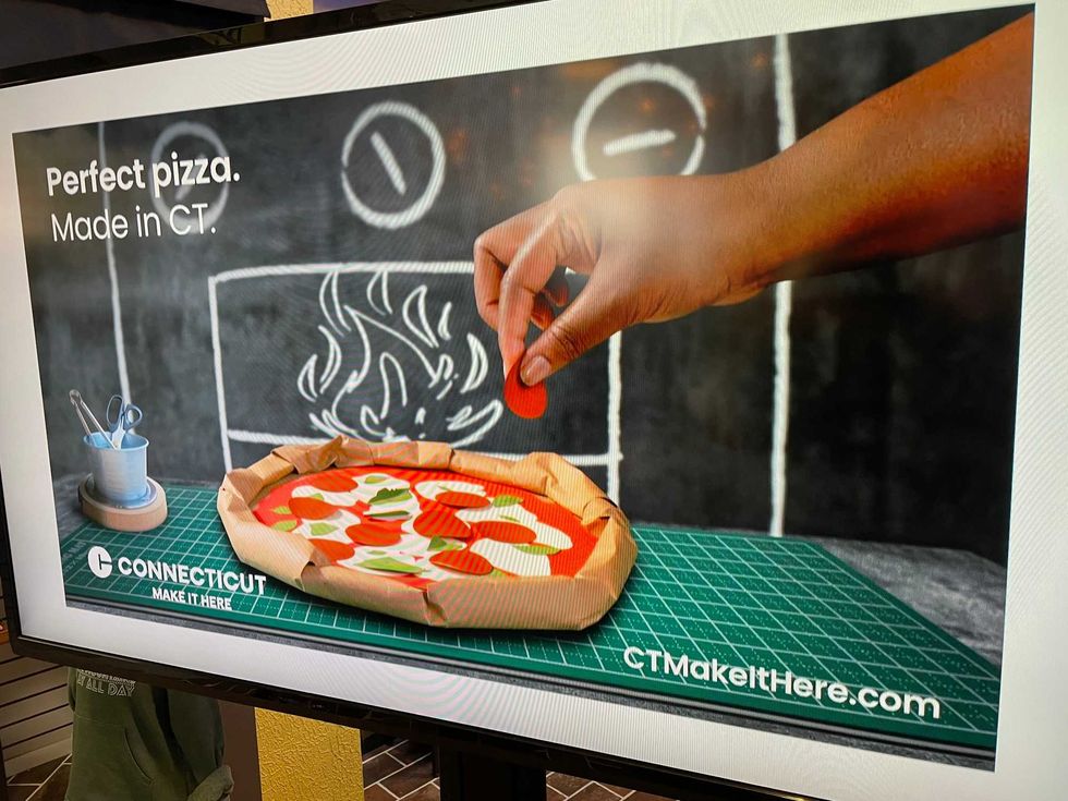 A billboard from Connecticut