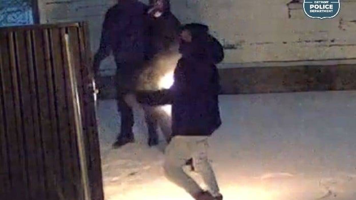 A bit of bad luck struck a business in Detroit after arson suspects lit a fire by throwing Molotov cocktails and setting the building ablaze.