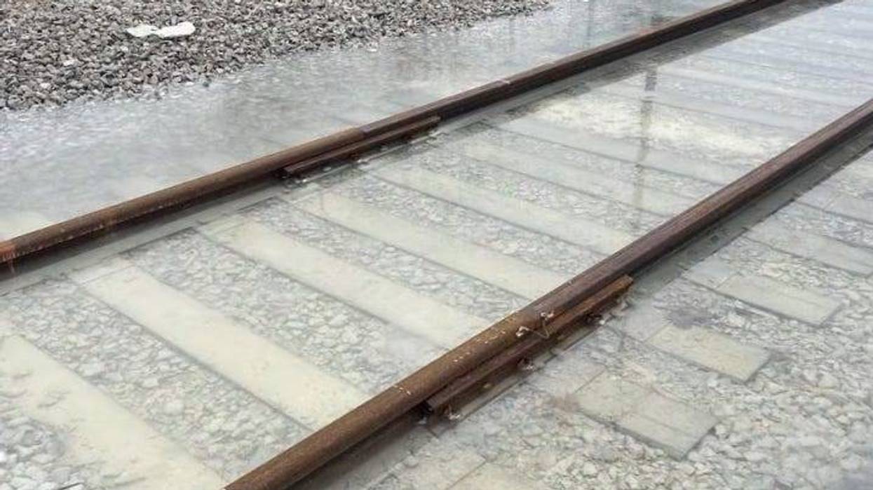 A "caustic lime material" with an acidity level to cause chemical burns is once again plaguing the site of the former McLouth Steel mill, environmental officials said this week.