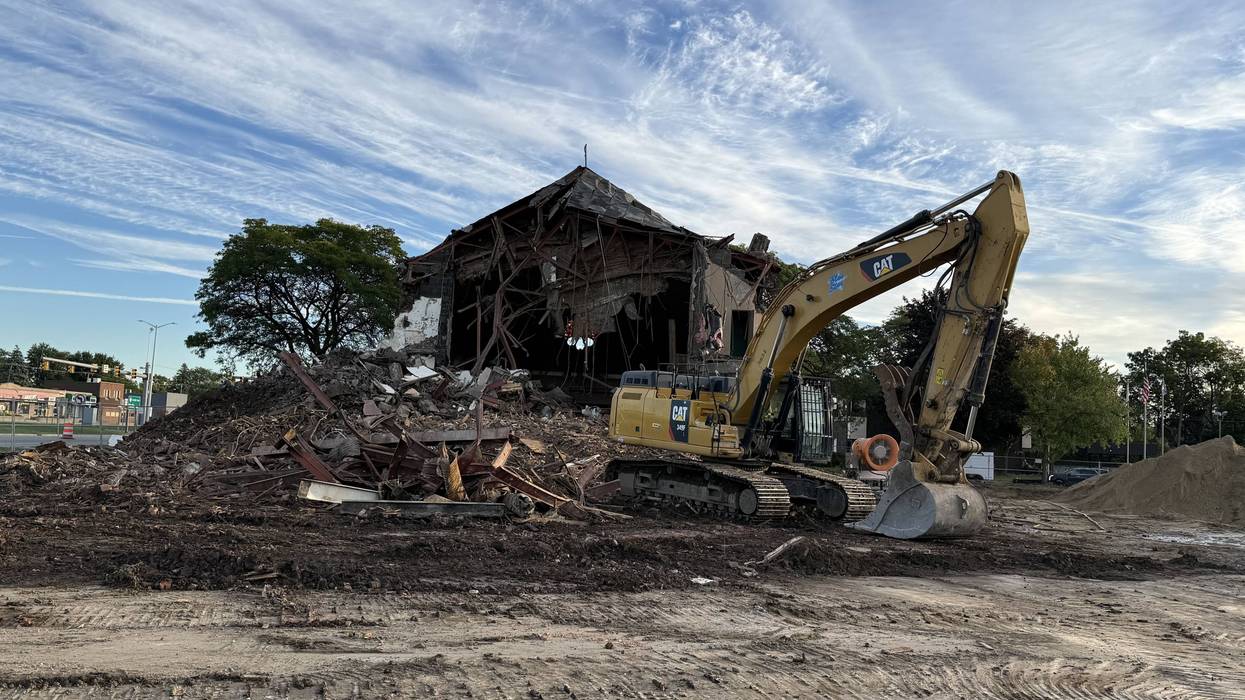 A century-old church in Roseville is being demolished to make way for a gas station.