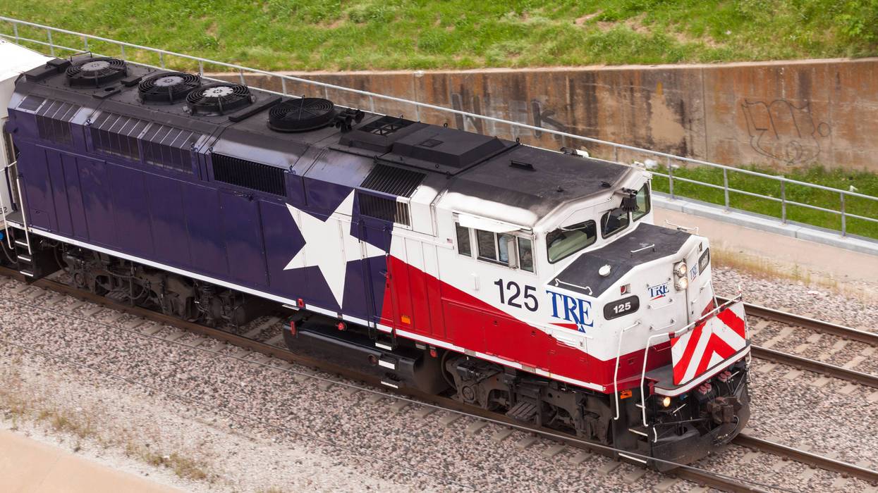 A child is killed and an adult is injured Wednesday after a Trinity Railway Express train hit a car that tried to drive around a lowered crossing gate in Fort Worth.