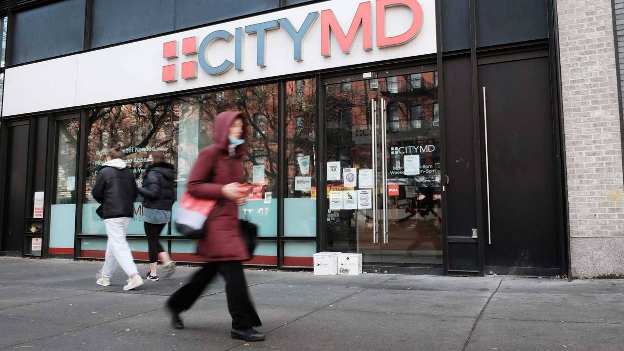 A CityMD stands closed in Manhattan on December 22, 2021 in New York City, during the COVID-19 pandemic.