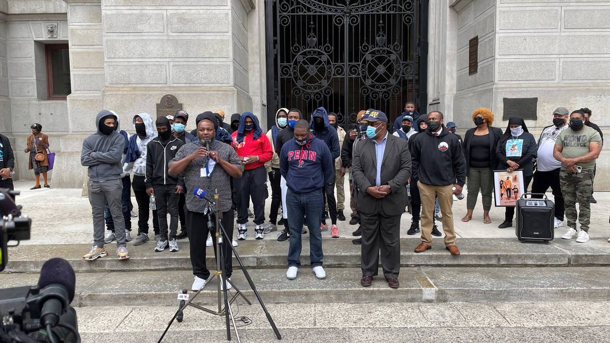A coalition of community groups demanding $100 million in city funding to help stop the deadly trend of violence in recent months in Philadelphia.