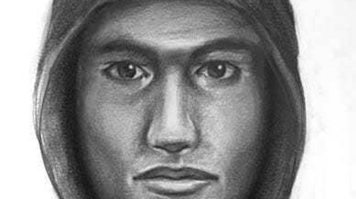 A composite sketch of the assailant that broke into two homes on Long Island.