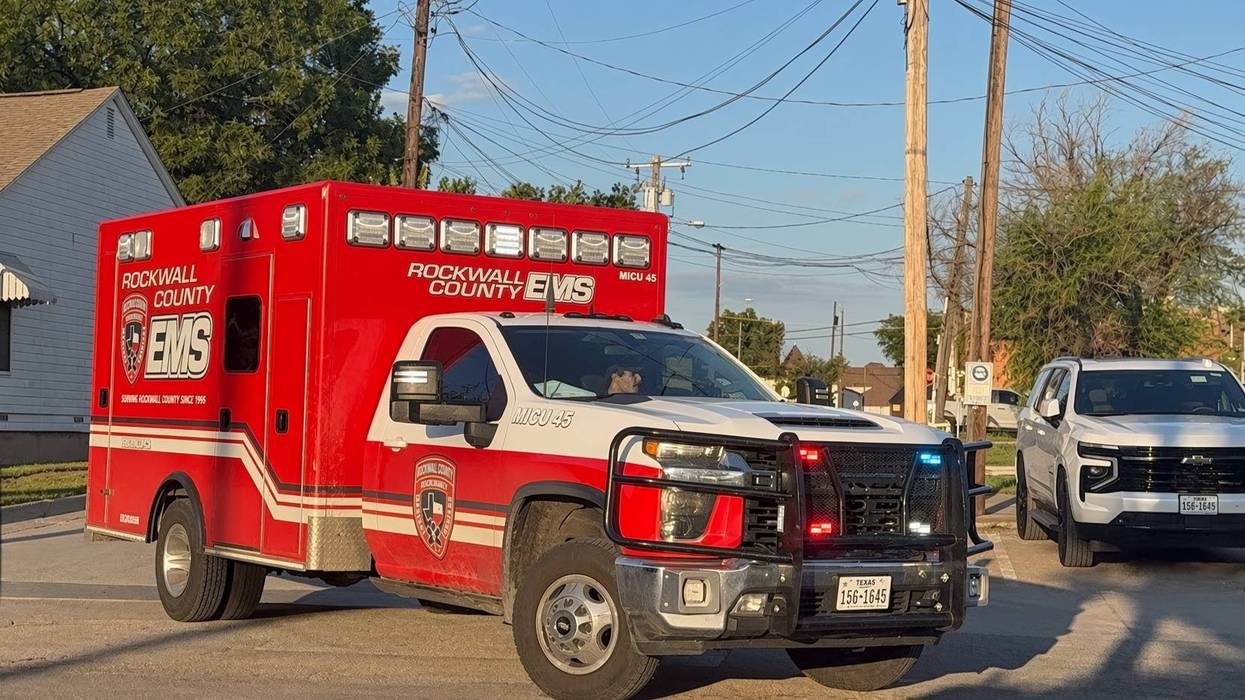A contractor was injured Tuesday after falling about 20 to 30 feet into an empty tank at a Rockwall wastewater treatment plant, authorities said.