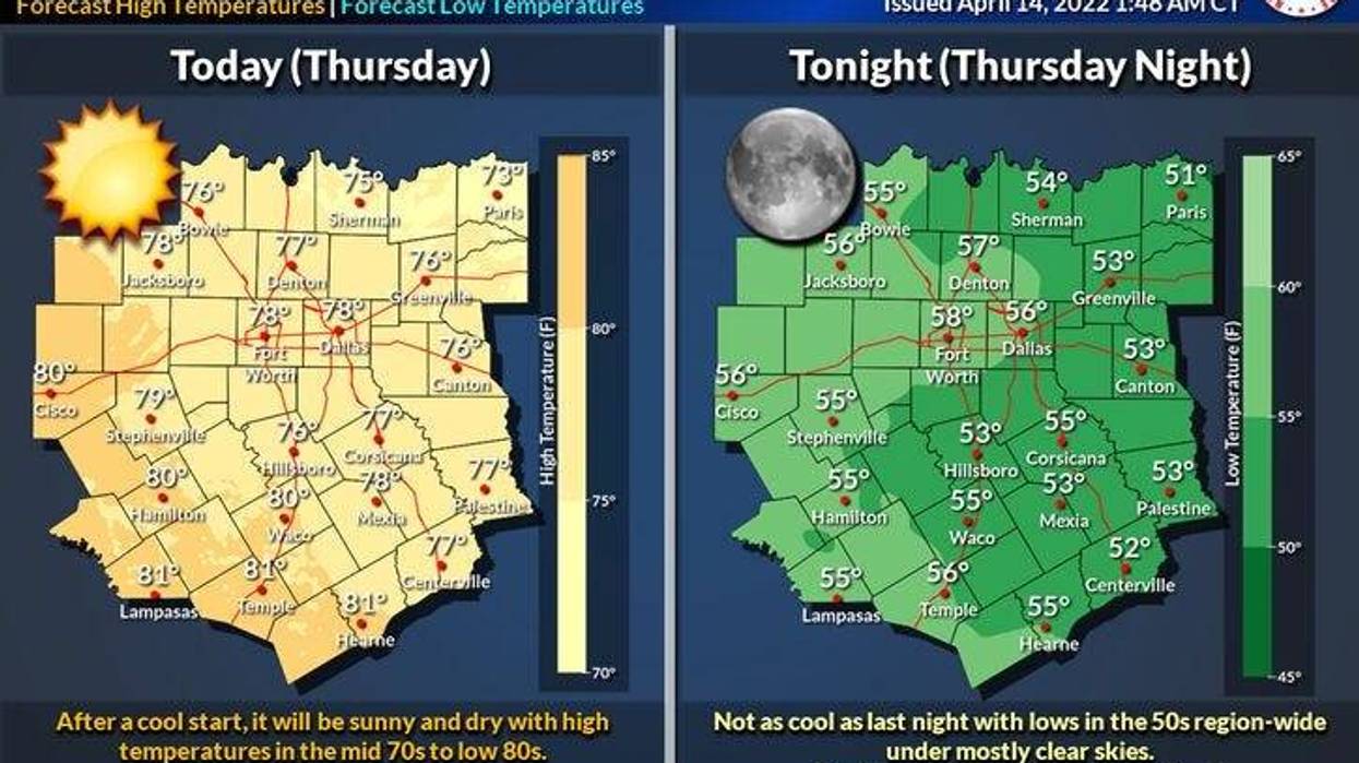 A cool start this morning. A seasonable end today.
