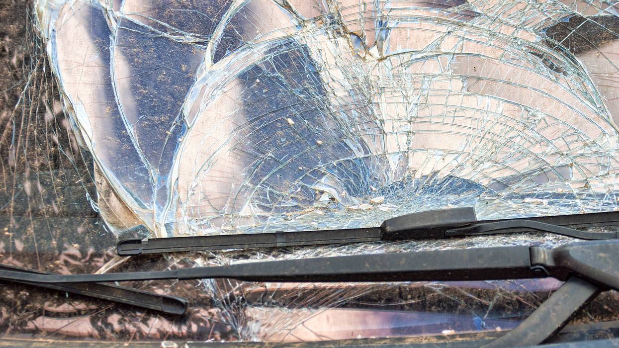 A couple who had been dating appeared to vent their frustrations out on each other's vehicles last Friday as they bashed windshields, cracked glass and slashed tires, police said.