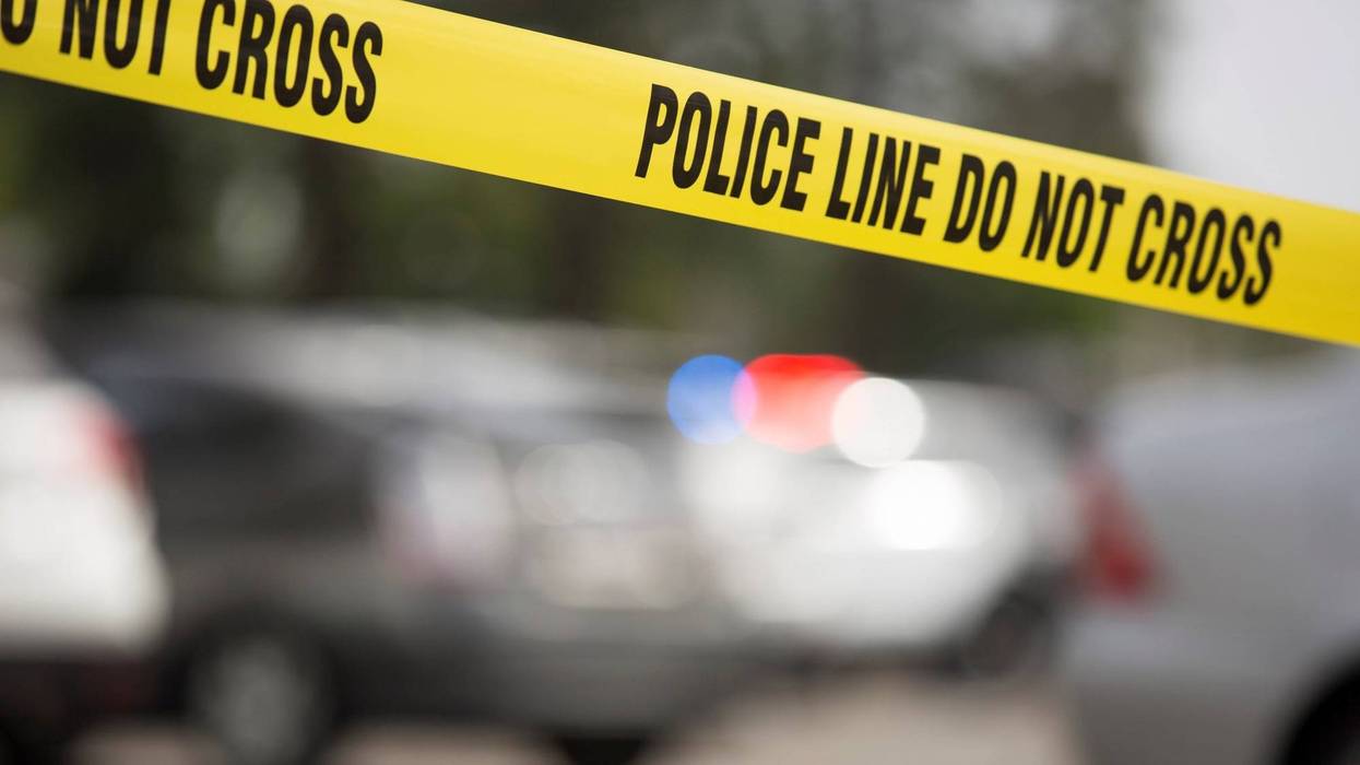 A crime scene.