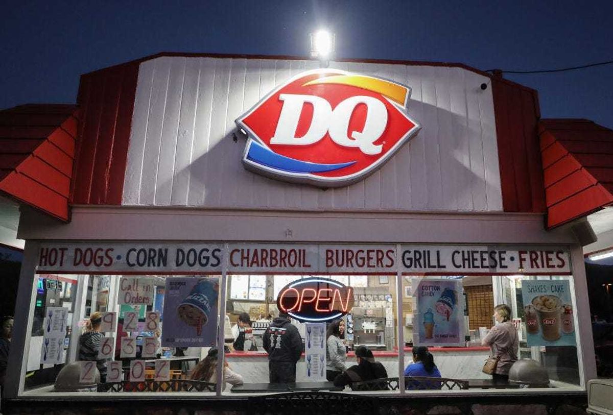 A Dairy Queen restaurant.