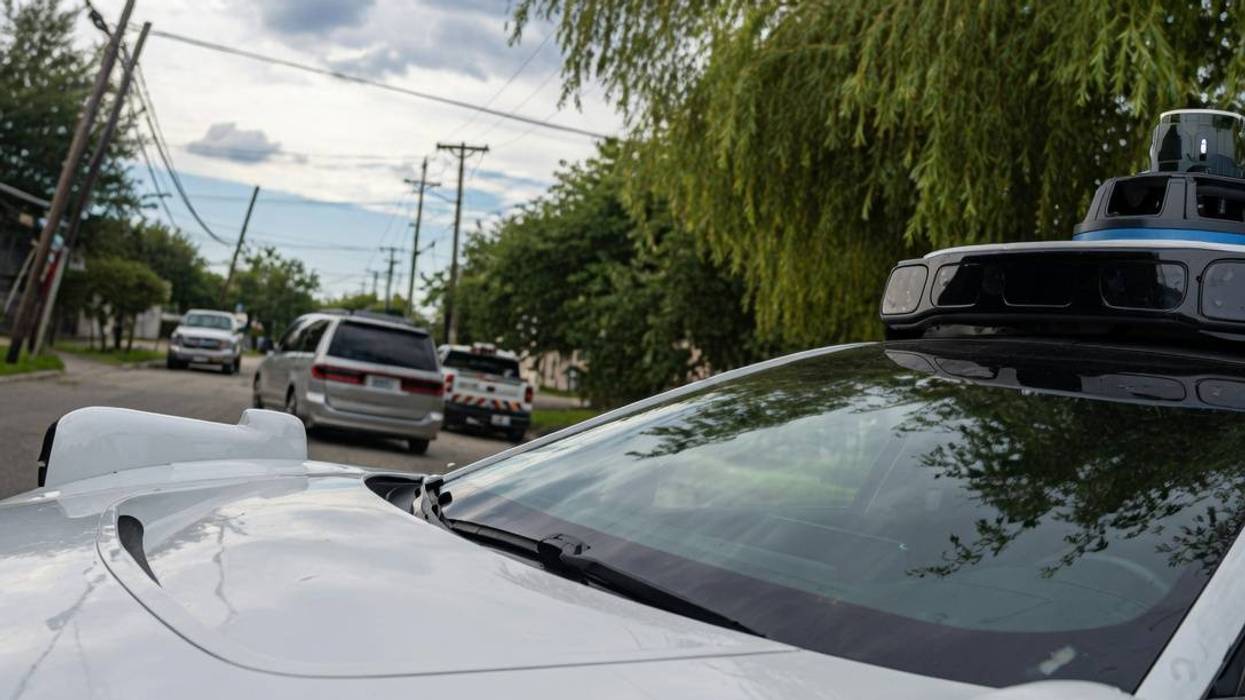A Dallas County deputy constable jumped behind the wheel of a stopped empty Waymo autonomous vehicle last week to clear a path for incoming fire trucks responding to a deadly apartment explosion in Oak Cliff.