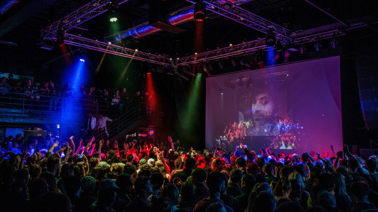 A dance party inside First Avenue nightclub to celebrate the life of Prince after he died in April 2016.
