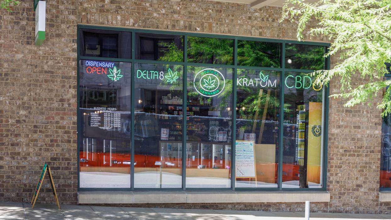 A dispensary that sells kratom products